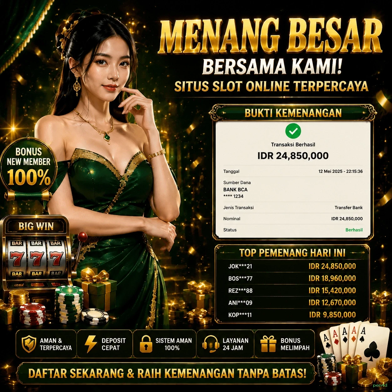 Bagaimana pen4d Menawarkan Pengalaman Bermain yang Optimal