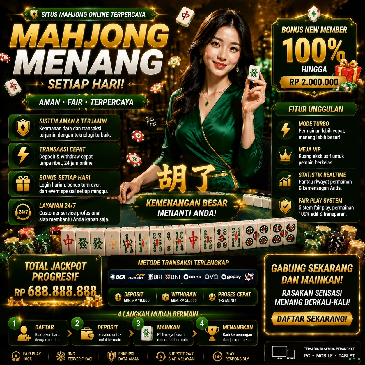 pen4d Platform Game Terpercaya untuk Pemain Indonesia